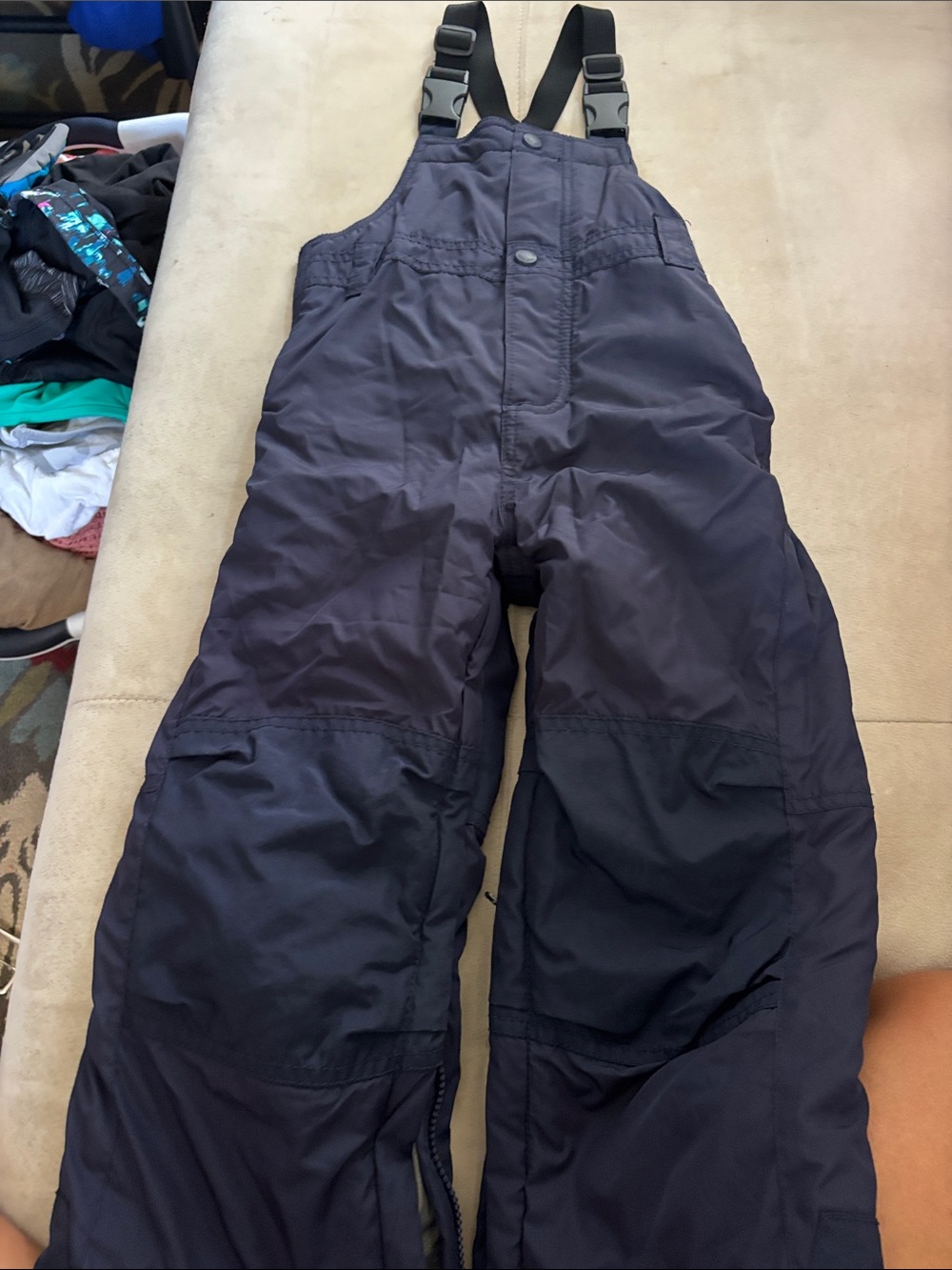 GAP Kids Black Snow Overalls with Adjustable Straps